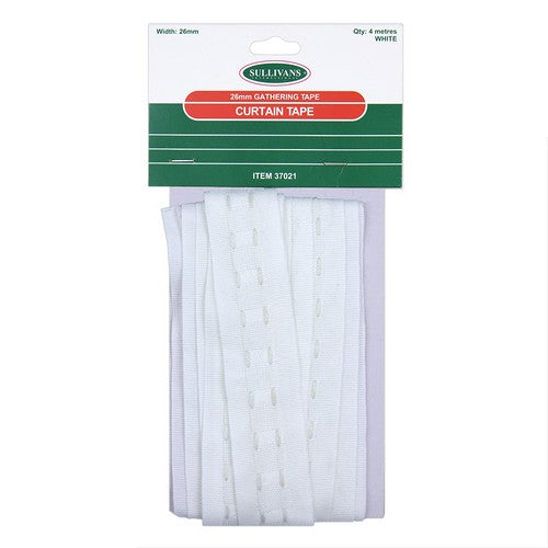 Curtain Tape White - Dollars and Sense