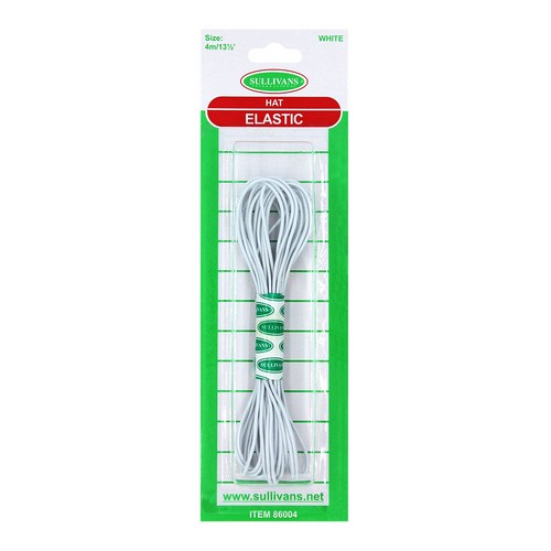 Hat Elastic White - Dollars and Sense