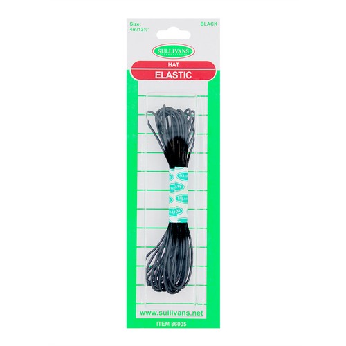 Hat Elastic Black - Dollars and Sense