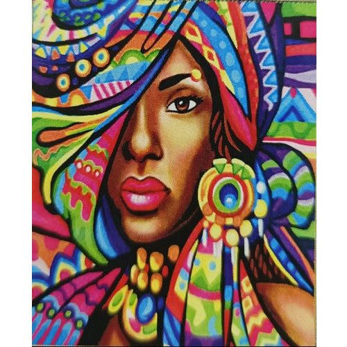 Diamond Art Kit - 30x40cm Lady's Face - Dollars and Sense