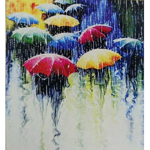 Diamond Art Kit - 30x40cm People Under Umbrellas - Dollars and Sense