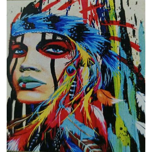 Diamond Art Kit - 30x40cm Indian Lady - Dollars and Sense