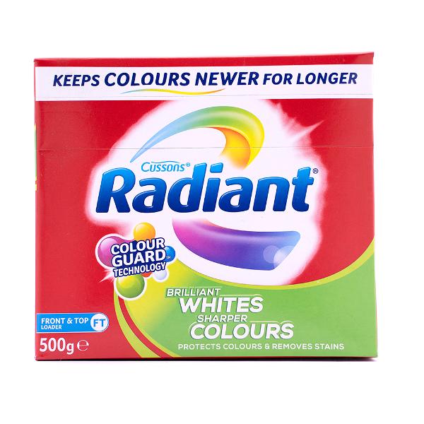 Radiant Brilliant Whites Front & Top Loader Laundry Powder - 500g 1 Piece - Dollars and Sense
