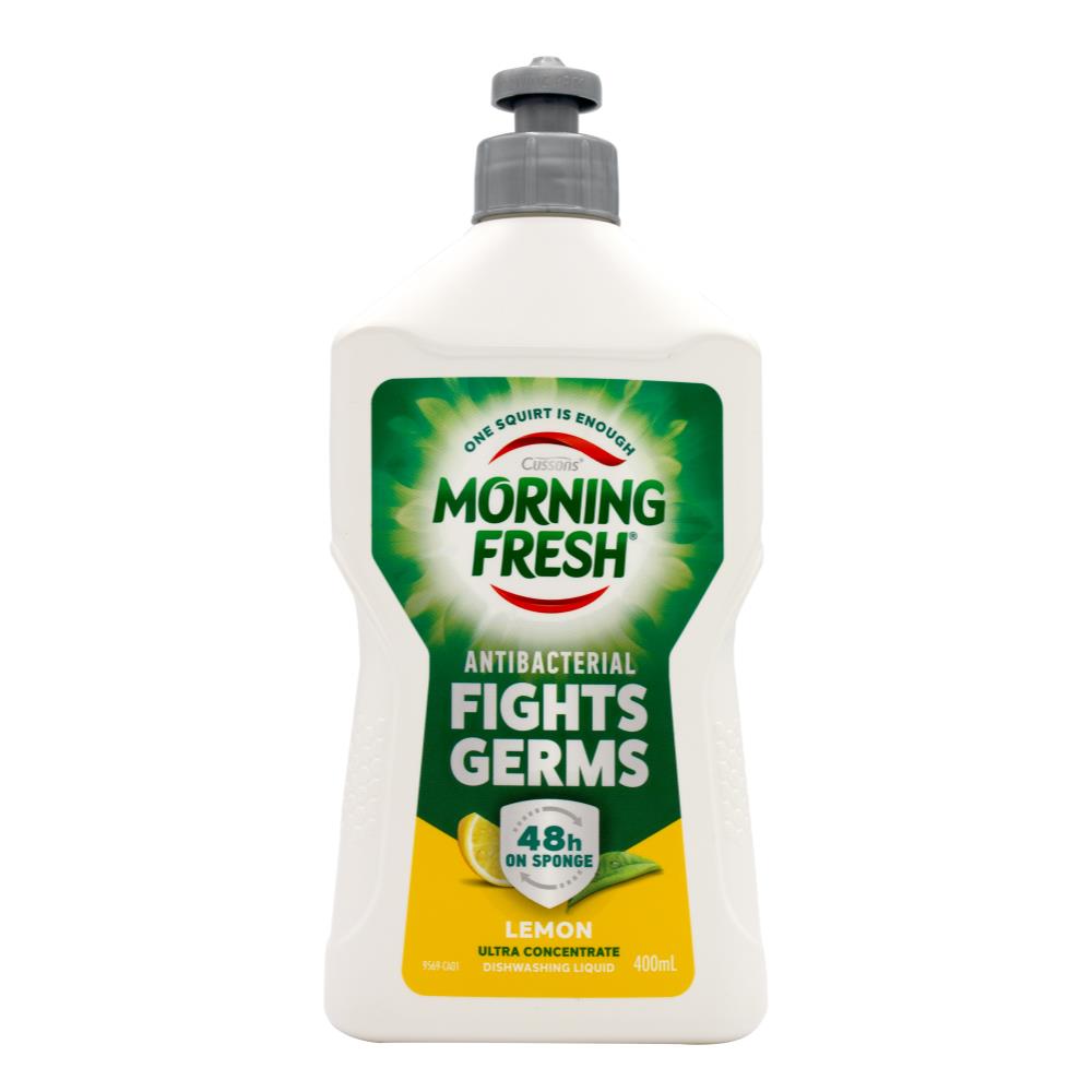 Morning Fresh Dishwashing Liquid Antibacterial Ultra Concentrate Lemon - 400ml - Dollars and Sense