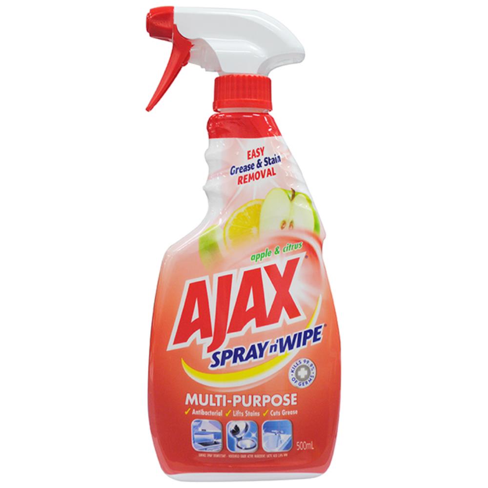 Ajax Spray and Wipe - Apple and Citrus 500ml 1 Piece - Dollars and Sense
