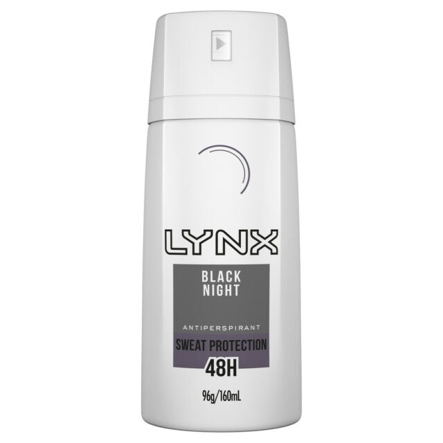 Lynx Antiperspirant Black Night - 48h 160ml - Dollars and Sense