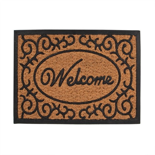 Coir Rubber Welcome Mat - 1 Piece - Dollars and Sense