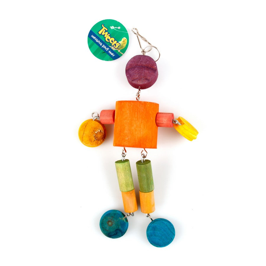 Bird Toy Hanging Pine Man - Dollars and Sense