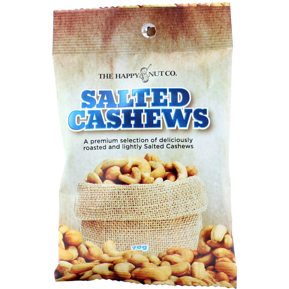 The Happy Nut Co. Salted Cashews Bag - Dollars and Sense