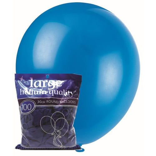 Royal Blue - 100 x 30cm (12) Decorator Balloons