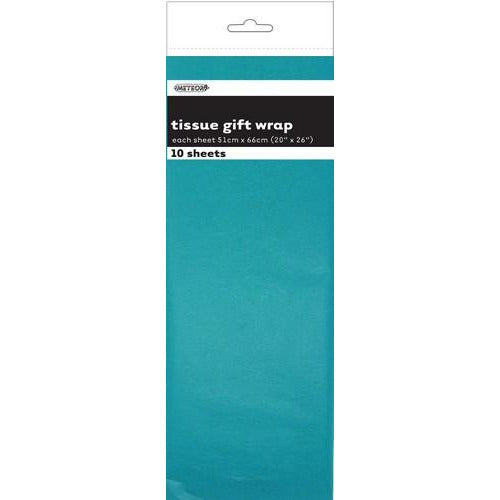 10 Tissue Sheets Turquoise Default Title