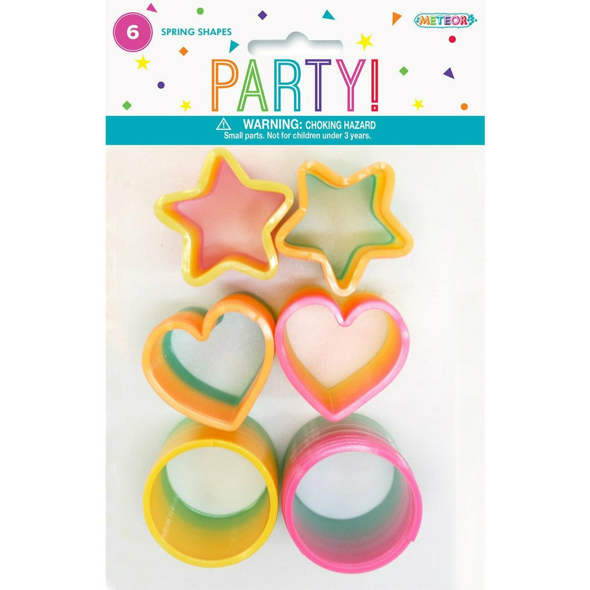 Spring Shapes - Party Favors 6Pk - Dollars and Sense