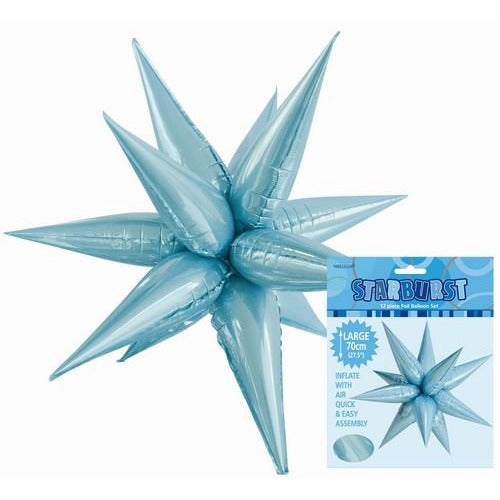 Glitz Starburst Powder Blue 70cm Default Title