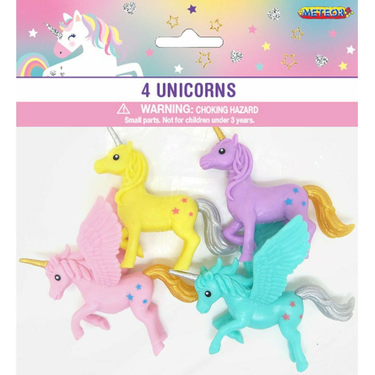 Unicorns Party Favors 4Pk - Dollars and Sense