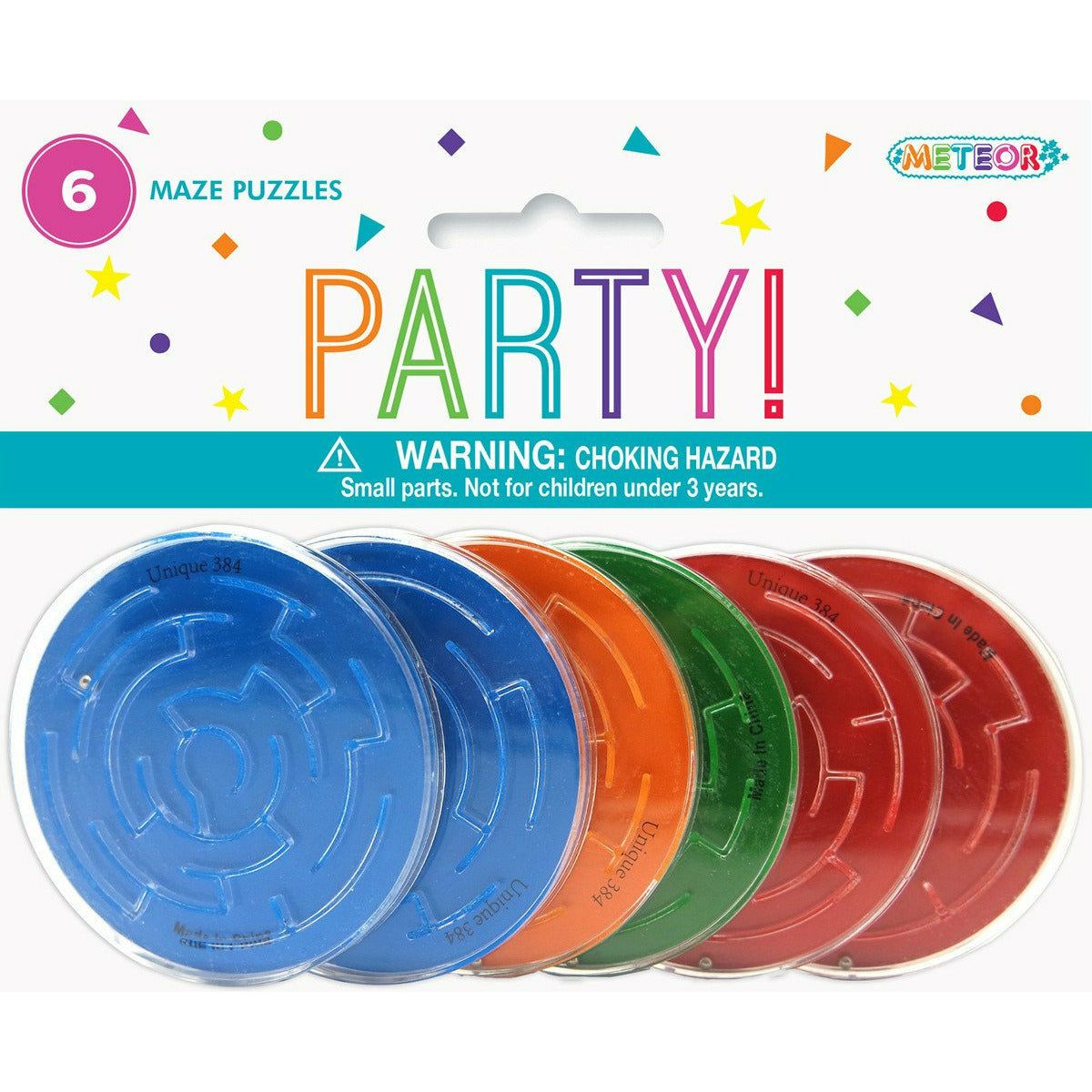 Maze Puzzles - Party Favors 6Pk - Dollars and Sense