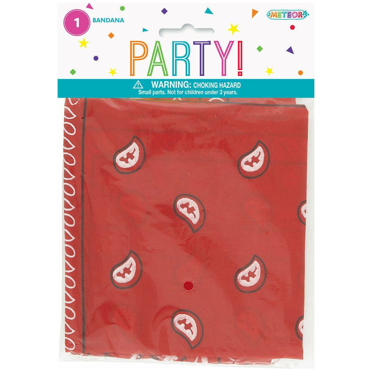 Bandana Paisley Red - 1 Piece - Dollars and Sense