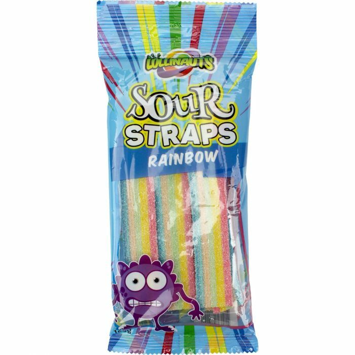 Lollinauts Sour Straps Rainbow - 160g