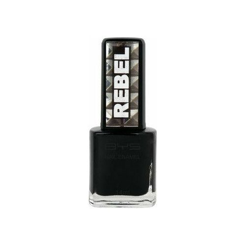 BYS Nail Polish Black Satin - 14ml 1 Piece - Dollars and Sense