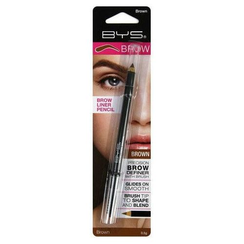 BYS Brow Liner Pencil with Brush Brown - 1 Piece - Dollars and Sense