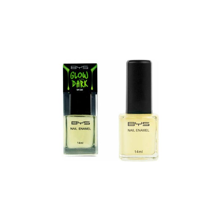BYS Nail Polish Glow In the Dark Top Coat - 14ml 1 Piece - Dollars and Sense