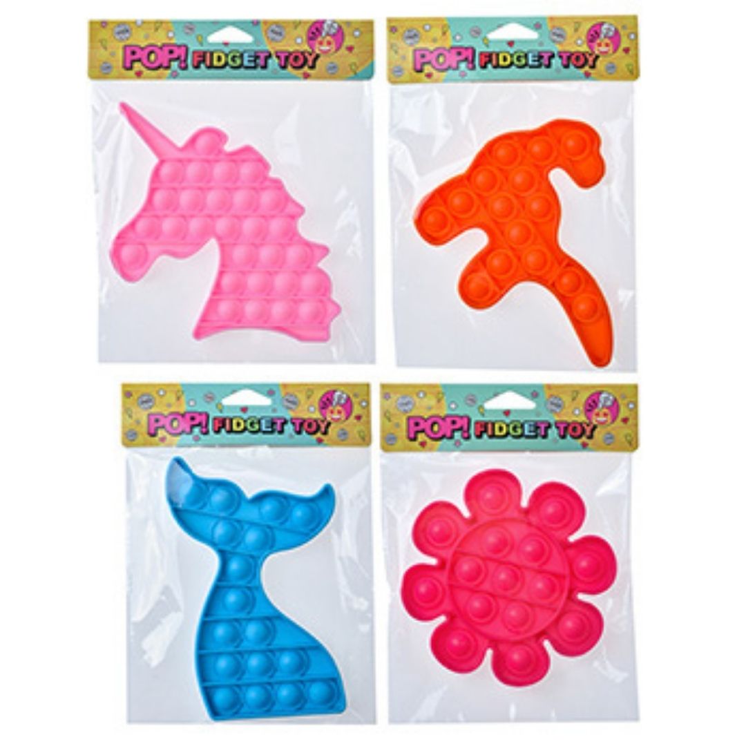 Pop Fidget Toy Animals 1pcs Assorted - Dollars and Sense