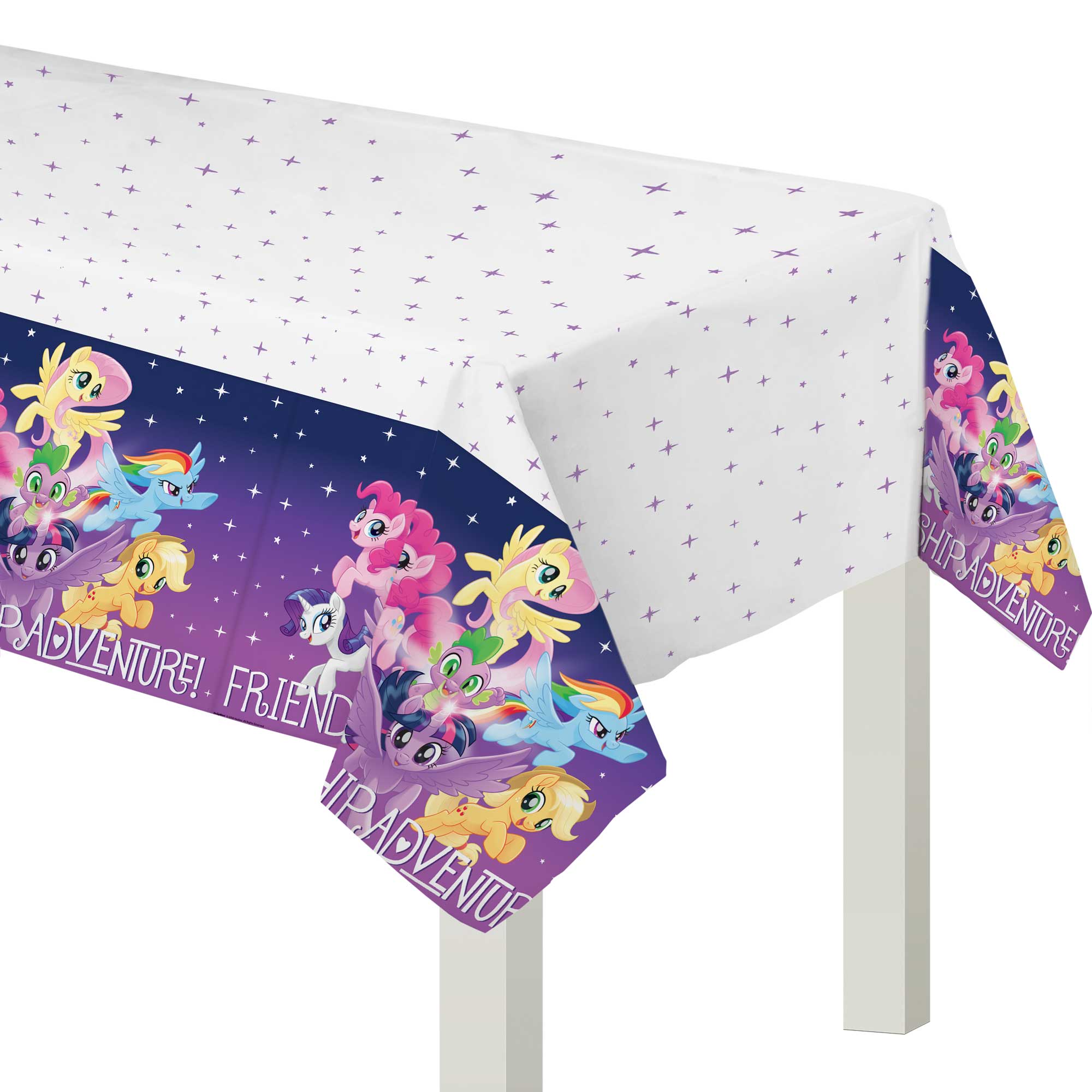 My Little Pony Friendship Adventures Paper Tablecover - 1.37x2.43m Default Title