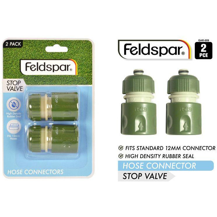 Hose Connector with Stopper 2pce - Dollars and Sense