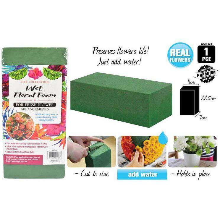 Floral Foam Oasis Brick Wet