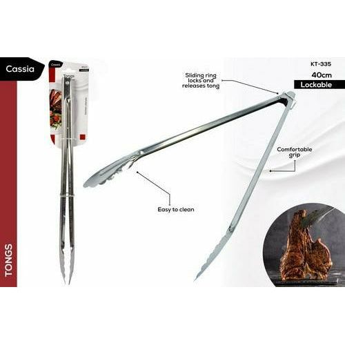 Stainless Steel Food Tong 40cm - Dollars and Sense