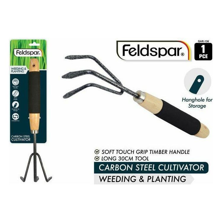 Carbon Steel Cultivator - 30x8cm 1 Piece - Dollars and Sense