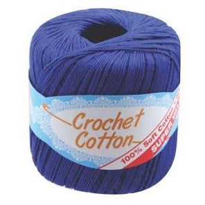 Crochet Cotton - Royal Blue SKU WIN-085 - Dollars and Sense