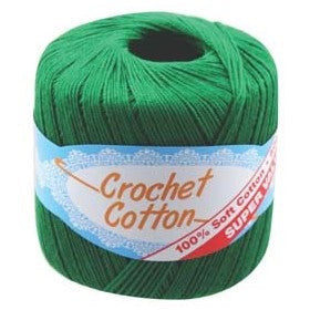 Crochet Cotton Christmas Green - Dollars and Sense