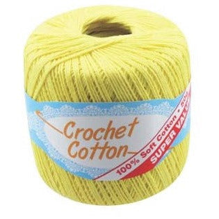 Crochet Cotton Yellow - Dollars and Sense