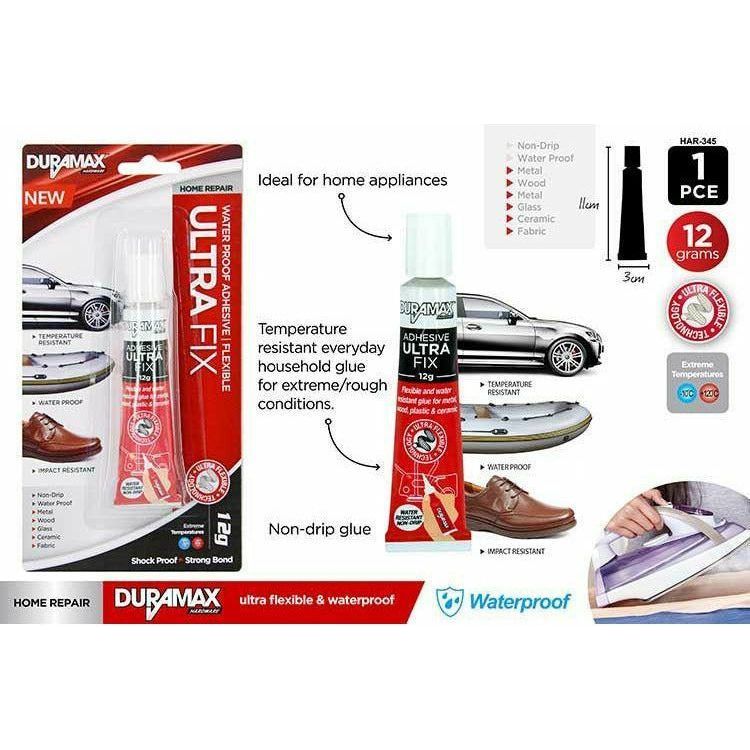 Ultra Repair Glue Waterproof Adhesive Flexible - 12g 1 Piece - Dollars and Sense
