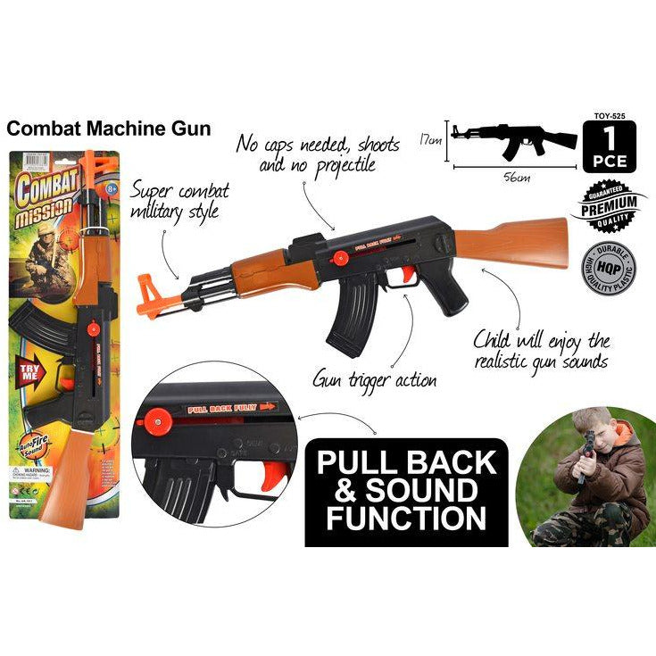 1pce Combat AK47 Machine Gun 56cm(functi - Dollars and Sense