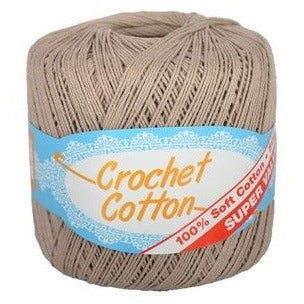 Crochet Cotton Grey - Dollars and Sense
