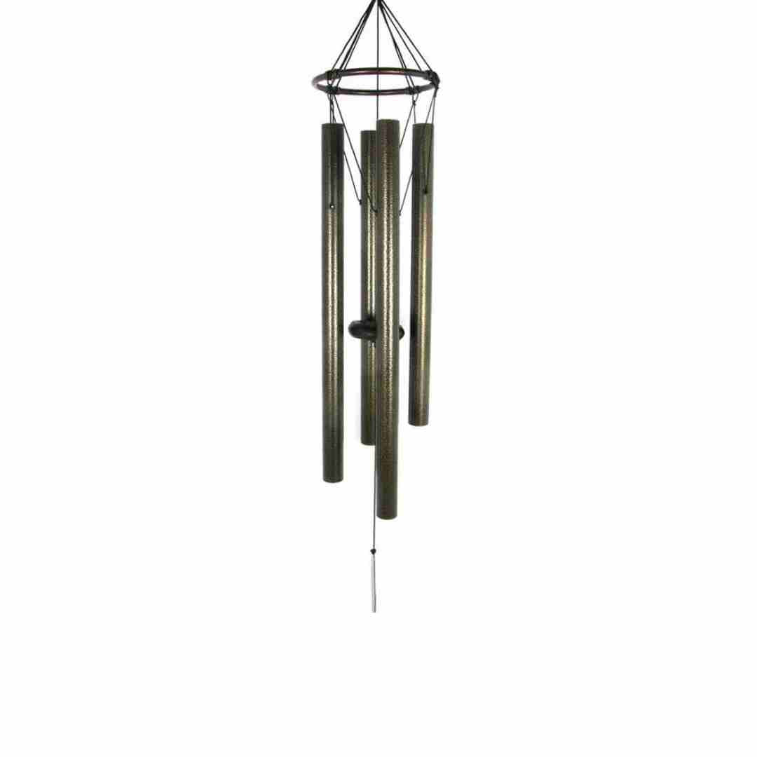 4 Tube Bronze Tuned Wind Chime 85cm - Dollars and Sense