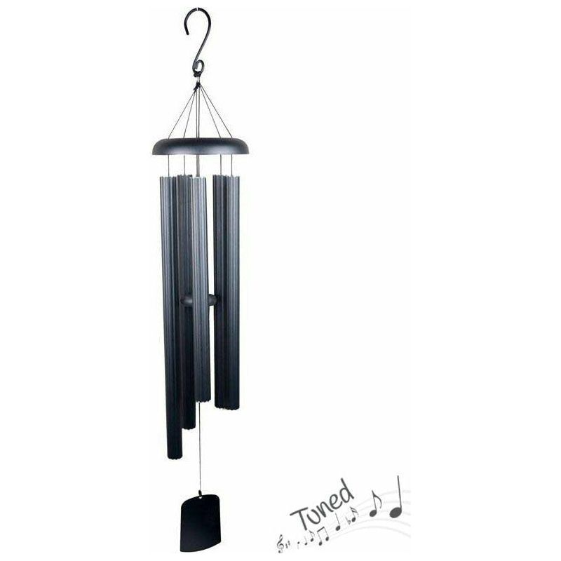 Wind Chime Harmonious Tuned Black - 112cm - Dollars and Sense