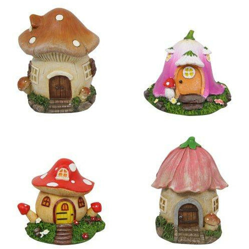 Mushroom Fairy Garden House - 1pce Assorted 10cm Default Title