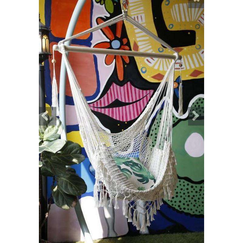 Hanging Macrame Chair 130cm - Dollars and Sense