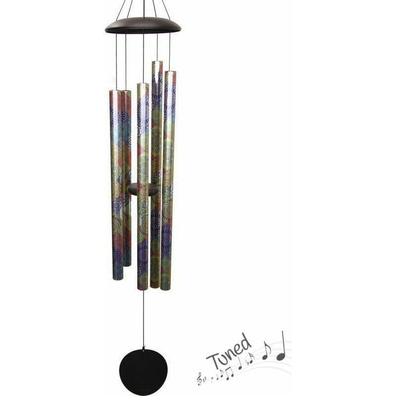 Wind Chime Tuned 5 Tube Mandala - 142cm - Dollars and Sense
