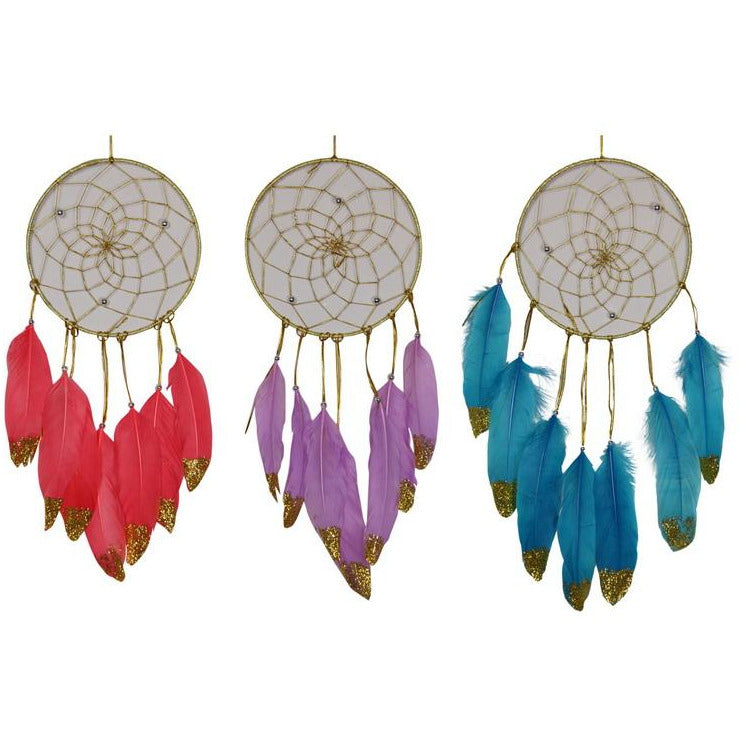Dream Catcher with Gold Accent Assorted 16cm Default Title