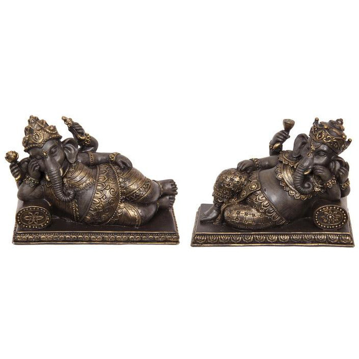 Resting Ganesh On Cushion 15 cm assorted Default Title