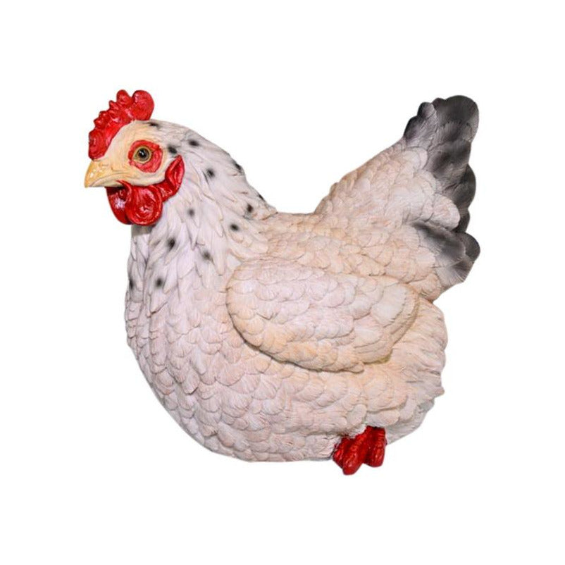 White Sitting Hen 36cm Default Title