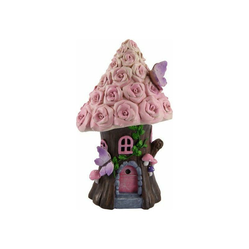 Fairy Garden Tree Rose House 19cm - Dollars and Sense