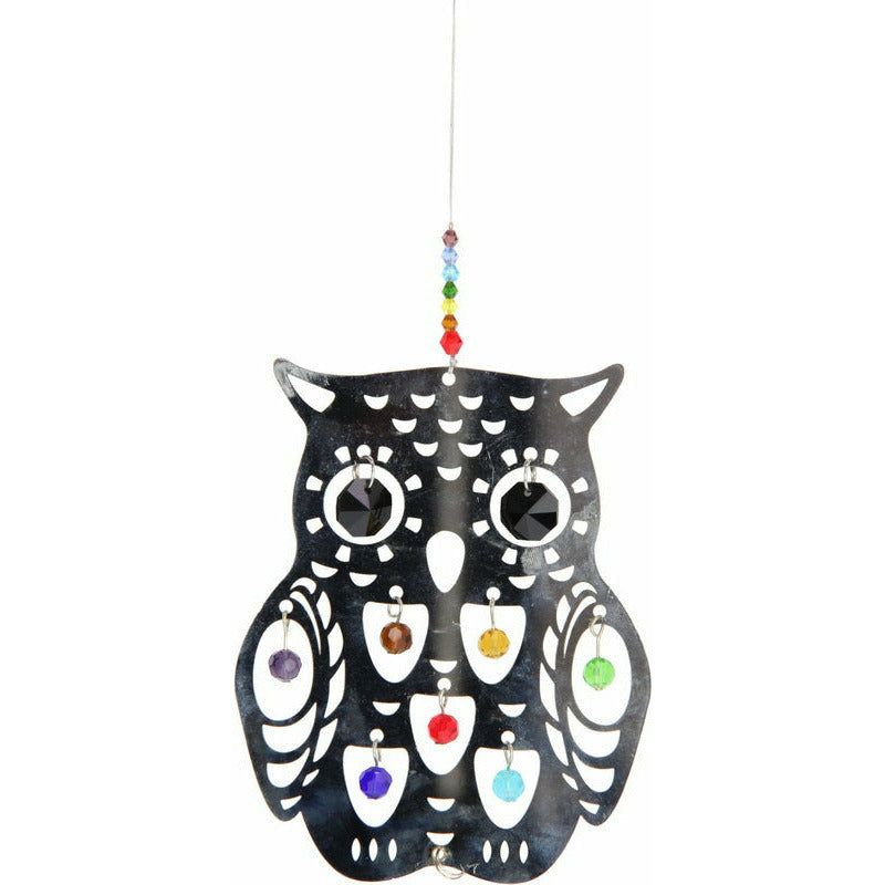 Chakra Owl Suncatcher - 1 Piece - Dollars and Sense