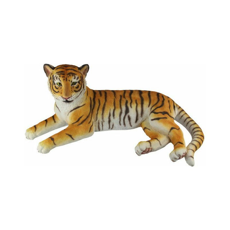 Lying Orange Tiger - 68cm - Dollars and Sense