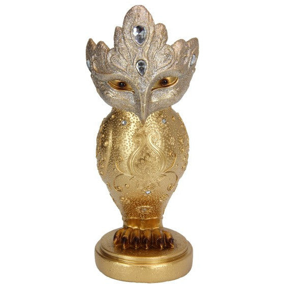 Mystical Gold Jewelled Owl - Dollars and Sense
