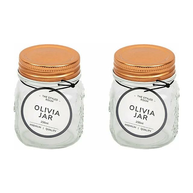 Preserve Jar Rose Gold - 150ml 1 Piece - Dollars and Sense