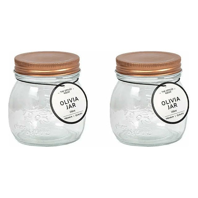 Preserve Jar Rose Gold - 250ml 1 Piece - Dollars and Sense